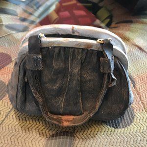 PRICE IS FIRM!  TABLETOP Black Purse Decoration/Paperweight